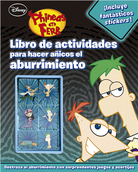 Disney Phineas y Ferb Actividades con Stickers