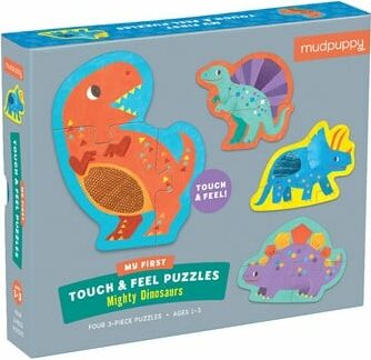 Mighty dinosaurs my first touch & feel puzzle