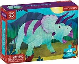 Mini rompecabezas Triceratops